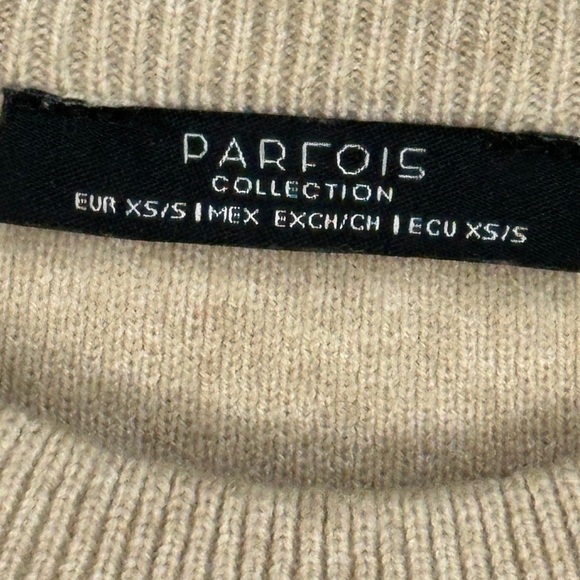 Parfois Midi SweaterDress Beige Lagenlook Sz XS/S - Picture 6 of 9